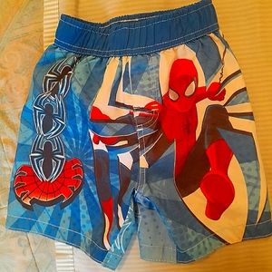 *SALE NWOT Marvel Spider-Man Bathing Suit Trunks for Child